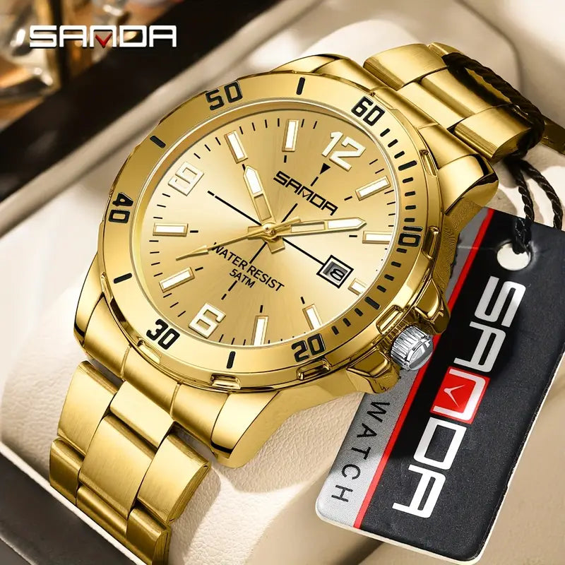 Luxury Stainless Steel Watch