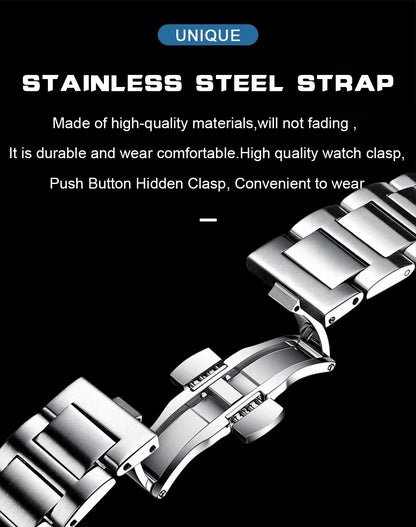 Zeezaz- Couple Luxury Stainless Steel Watch Set