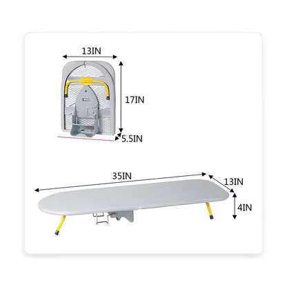 Foldable Wall-Mounted Ironing Board | Space-Saving & Multi-Functional