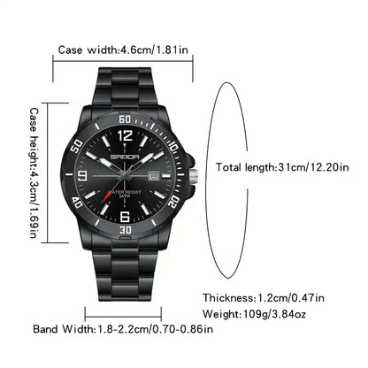 Luxury Stainless Steel Watch