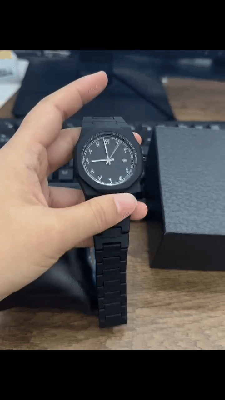 ZeeZaz- Stainless Steel Arabic Watch