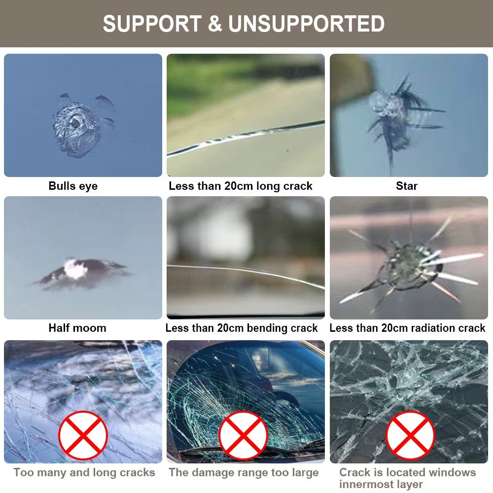 Windshield Crack Repair Kit